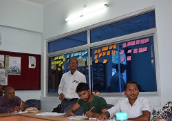 Training on skills for teaching children who have been freed from slavery