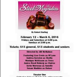 See you @ opening night? "Steel Magnolias" Friday at 8--