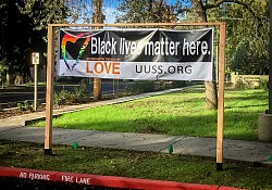 Banner facing Sierra Blvd