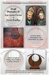 Next Art Reception - Friday, November 4th 5:30pm - Anne Bradley & Sue Anne Foster
