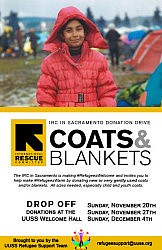 Coat & Blanket Drive for Refugees