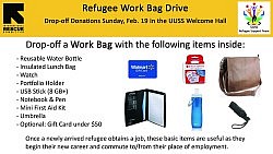 Refugee Work Bag Drive - Sunday, Feb. 19