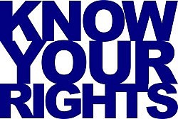 Know Your Rights - Legal Observation Training Sat. 8/12