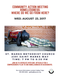 Join our Interfaith Partners on August 23rd to Plan Actions to solve Homelessness
