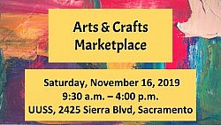 UUSS Arts & Crafts Marketplace - November 16