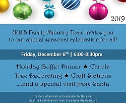 Annual Holiday Party This Friday Dec 6