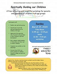 Spiritually Guiding our Children free workshop March 15
