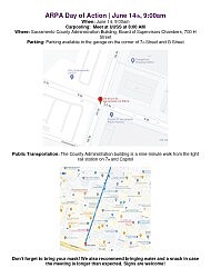 Maps and details for our day of action