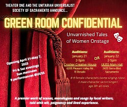 Theater One Auditions for "Green Room Confidential" Coming Soon!