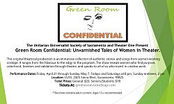 Theater One - "Green Room Confidential" Opens April 21