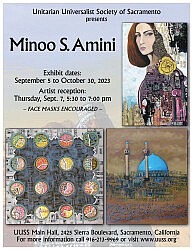 Minoo S. Amini - Reception: Sept. 7, 5:30 to 7:00 pm