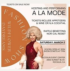 Support Drag Queen "A La Mode" and NorCal Resist ! March 2, 6 - 9 pm