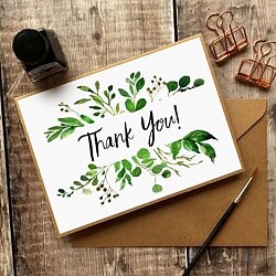 thank you card