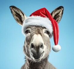 xmas donkey