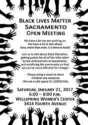Black Lives Matter Open Meeting - Sat. 1/21 @ 6 PM