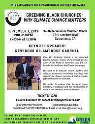 Greening Black Churches: Why this Matters to White Congregations - Sept. 7th